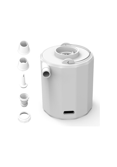 Monyee Dış Mekan Mini Hava Pompa, 3.5 Kpa Basınç, 180l/dk Akış Hızı Ve 400 Lumens Işık Fonksiyonu İle Abs Malzeme