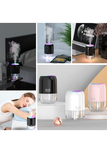 River World Oda Hava Nemlendirici Masaüstü Led Işıklı Figürü H2o Model