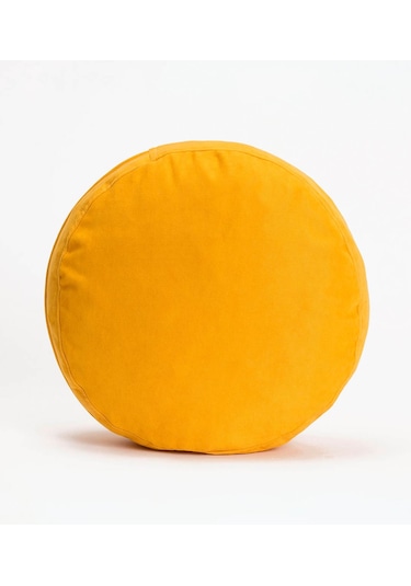 Sarı Meditasyon Minderi 33 Cm Çap
