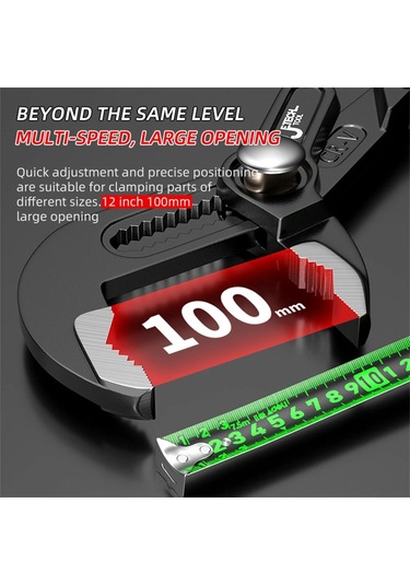 Xindoker Evrensel Su Boru Anahtarı - Çok Amaçlı Büyük Açıklıklı, Krom Vanadyum Malzeme, Kaymaz Tutma Kolu, 8"/10"/12" Boy Seçenekleri Xindoker Evrensel Su Boru Anahtarı - Çok Amaçlı Büyük Açıklıklı, Krom Vanadyum Malzeme, Kaymaz Tutma Kolu, 8"/10"/12" Boy Seçenekleri