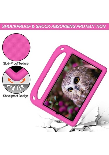 Yunboo Samsung Uyumlu Tab A7 Lite T220/t225 Çocuklar İçin Şok Emici Eva Kılıf - Pembe Renk Diğer Diğer