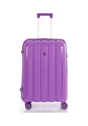 Mçs Polipropilen 3lü Valiz Seti Büyük & Orta & Makyaj V305 S21yy1000078-set 00014 Mor