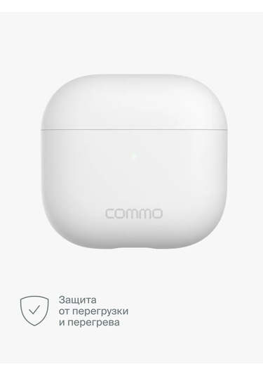 Commo İos Uyumlu Airpods 4 İçin Shield Case Silikon Kılıf, Beyaz 326214810 Beyaz