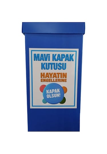 Mavi Kapak Toplama Kutusu