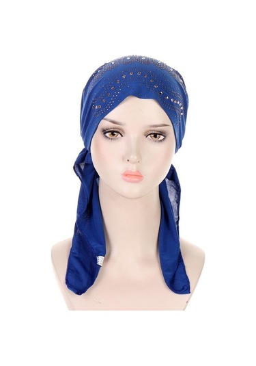 Novahub İslami Türban Kadınlar İçin Pembe Elastik Başörtüsü Wrap Şapka Kaput Kadın Türban Kapakları Moda Kadınlar İçin Şapka Pembe