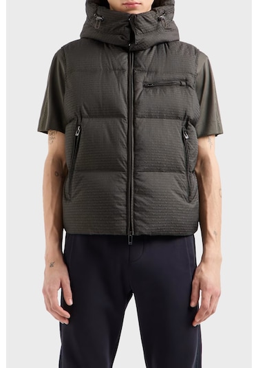 Emporio Armani Erkek Yelek 6D1B66 1NNXZ 05A6 Haki