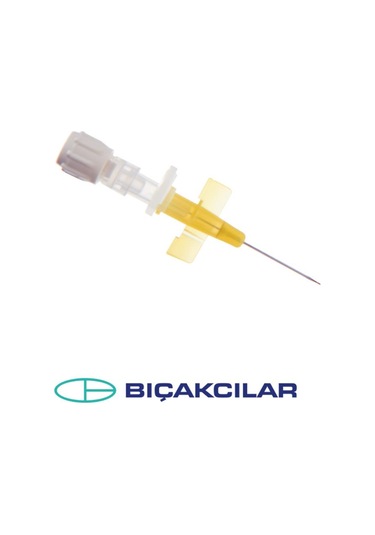 Bıçakcılar Anjiokat 24 G Sarı 15 Adet