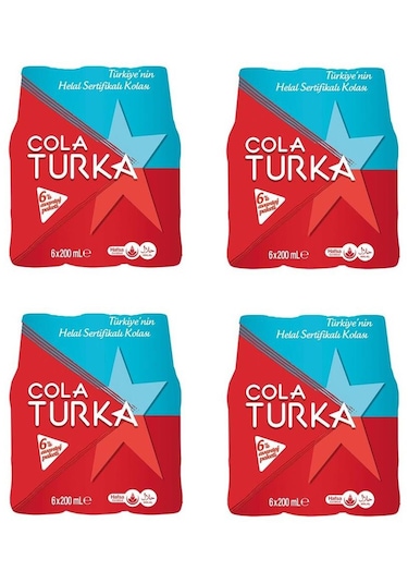 Cola Turka Kola Cam 200 Ml X 24 Adet
