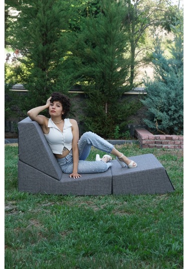 Transform Katlanır Dinlenme Koltuğu Gri