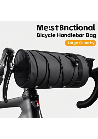 Padalink Bisiklet Gidon Çantası - Büyük Kapasiteli, Dayanıklı Ve Pratik Bisiklet Aksesuarı 2l Haki