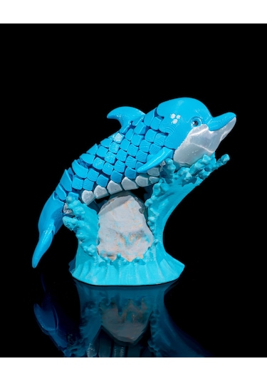 Hareketli Yunus Balığı 11x10 Cm