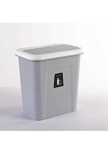 Tongxida İtmeeli Gri Duvara Monteli Plastik Sıhhi Çöp Kutusu, Mutfak Sınıflandırılmış Asılı Gri
