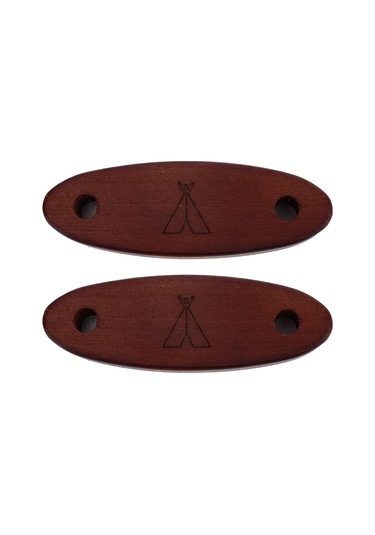 Xindoker 2 Adet Ağaççı Tent Kordon Kilitçigi - Tahta Materyal - Çadır Tenteği - Rope Adjuster - Kamp Çadır Aksesuarı - 8mm Diğer