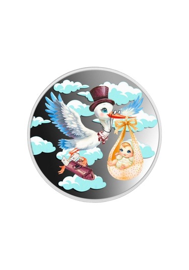 AgaKulche Doğum Sevinci 2024 Gümüş Sikke Coin