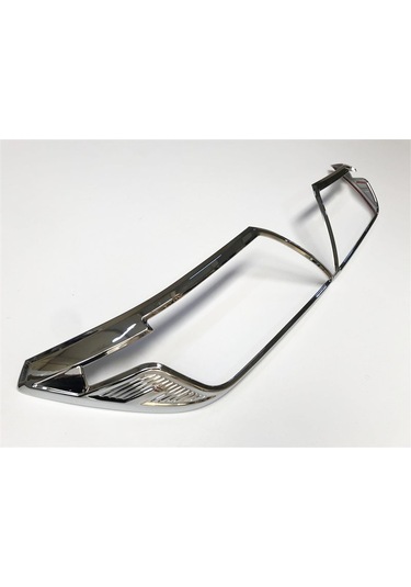 Nissan Navara 2015 Sonrası Far Çerçevesi Nikelaj 2 Parça Uy96