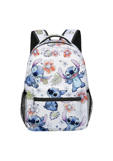 Dikiş İlköğretim Okul Çantası Çocuk Karikatür Sırt Çantası Sırt Çantası Erkek Kız Anime Kawaii Karikatür Okul Çantası Mochila Koyu Gri