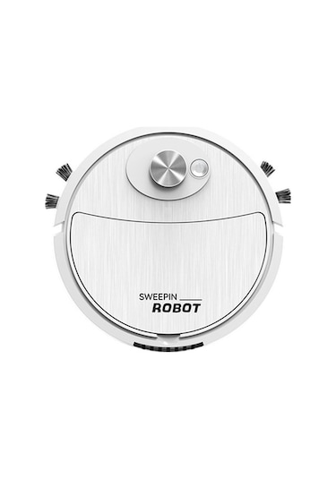 Fastbuy Akıllı Haritalamalı 3 Lü Robot Süpürge: 2000pa Emiş, Otomatik Şarj, Halı/sert Zemin Temizleyici, Siyah Siyah