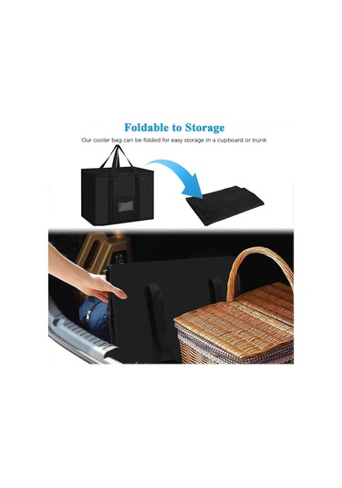 Yumuşak Soğutucu Çanta, 40l Büyük Soğutucu Çanta, Yiyecek Torbaları, Piknik Çantası, Termal Gıda Teslimat Çantası, Yalıtımlı Çanta, Soğutucu Çanta Fmy