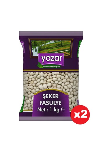 Yazar Şeker Fasulye 2 x 1 KG