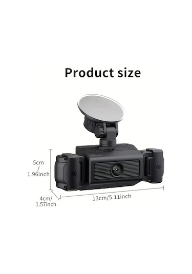 Xuweiwei 360 Derece 4 Kanalli Dash Cam 1080p On Sag Sol Arka 480p 4 Lens Without Card Gece Gorusu Wdr 64gb Opsiyonel 24h Park Modu