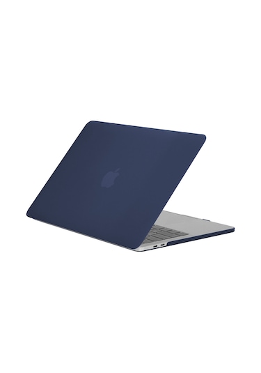 Blogy Apple Uyumlu MacBook Pro 14.2 İnç Crystal Fit Kılıf Mavi