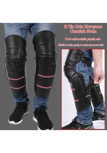 Motosiklet Diz Pedleri Açık Sıcak Rüzgar Geçirmez Bisiklet Gri - Siyah