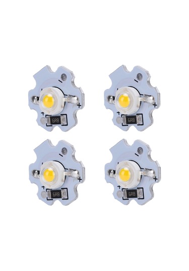 Springsun 25 Adet 5v 1w Islak Beyaz Led Işık İçi, Aluminyum Tabanlı, Parlak, Uzun Ömürlü, El Feneri/spot Için Dıy Uyumlu Axd-1w-5v Beyaz