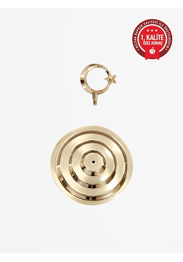 Sağlık Bakanlığı Makam Bayrağı - Saçaklı Gold Set 100 x 150 CM