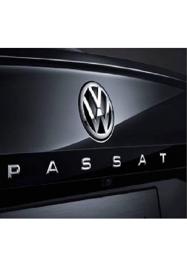 Vw Passat Bagaj Yazısı 45Cm X 1.7Cm Plastik B5-B6-B7-Cc-B8 Uyumlu