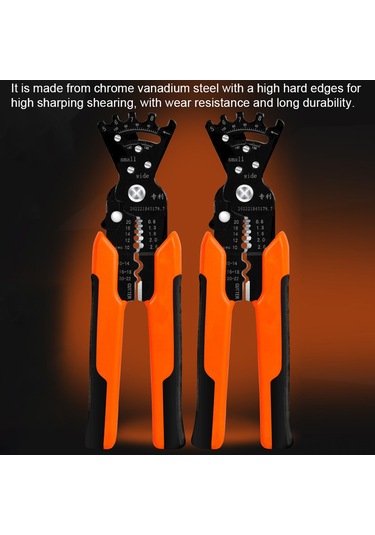 Youtek Krom Vanadyum Çelik Elektrik Aleti: Kablolayı Soy, Kes, Bük, Katla, Presle Ve Somun Sık - Açı Ölçerli Multifonksiyonlu Pense