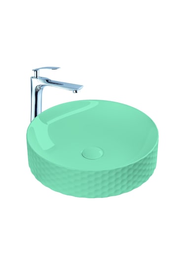 Paluci Paula Matt Ice Blue Çanak Lavabo