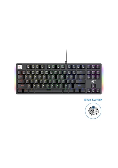 Havit Gamenote KB890L Blue Swich Rgb Mekanik Klavye