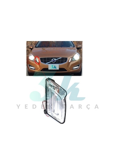 Volvo S60 V60 Sağ Gündüz Ledi 2011 2012 2013 Sis Lambası