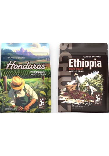 Çekirdek Kahve Honduras & Ethiopia Çekirdek Kahve