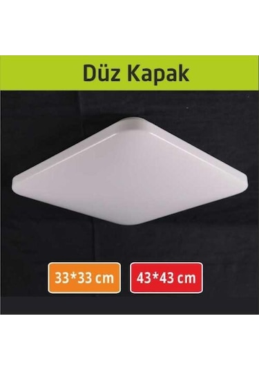 43x43 Sıva Üstü Dekoratif Led Armatür Spot 42w Diğer