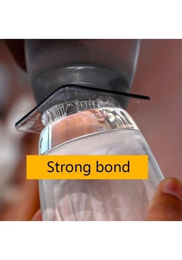 Pazly Şeffaf Çift Taraflı Bant Nano Sihirbaz Bant 100 Adet Isıya Dayanıklı Su Geçirmez Yapıştırıcı