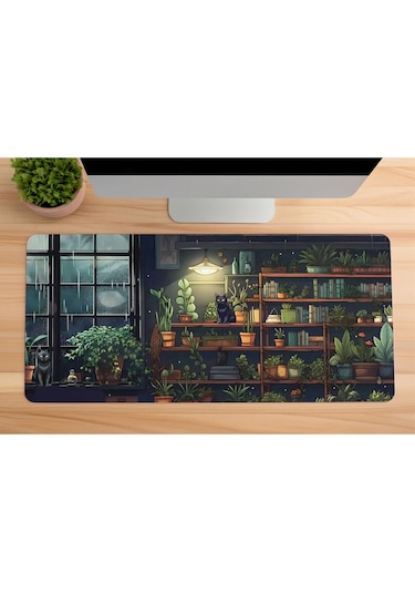 Gaming Oyuncu Xl Mouse Pad Kaydırmaz Dikişli 80 30 Cm Mousepad 42