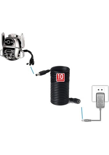 Concord Power Uzatma Kablosu 10 Metre Awg23 Erkek/dişi