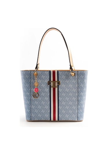 Silver Polo Kadın Omuz Çanta 1176 Mavi