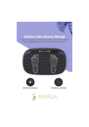 Titreşimli Osilasyon Masaj Aleti - Tüm Vücut Vibro  Fitness Makinesi Siyah