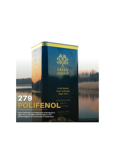 Green Amour Soğuk Sıkım Natürel Sızma Zeytinyağı 5 L