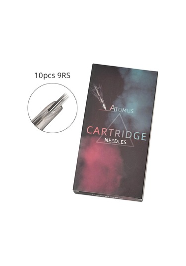 Gajeena 10 Adet Tek Parça Dövme İğnesi Kartuşu - Tek Kullanımlık 9rs - Dövme, Kaş, Göz Kapağı Ve Dudak Uygulamaları - Güvenli Membranlı - Transparan Uç