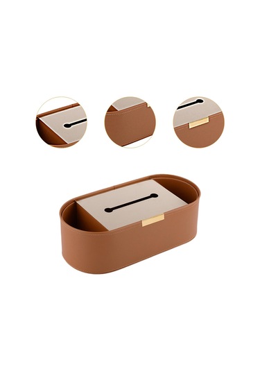 Suntek Doku Kağıt Tutucu Basit Dispenser Için Dispanser Kahverengi