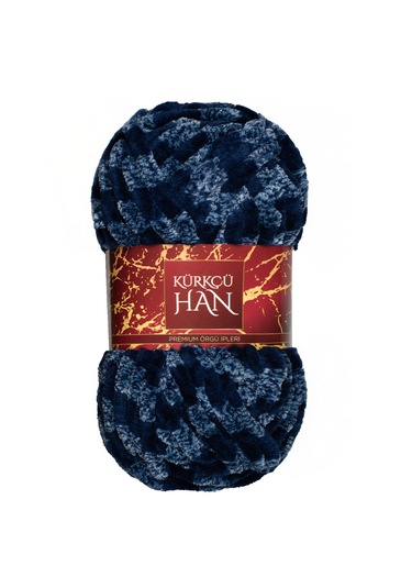 Kürkçü Han Jumbo Kadife 150gr 43m Mavi Mix