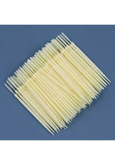 Willowhaven 200 Adet Pembe Çift Başlı İnterdental Fırça - Diş Eti Bakımı, Plak Temizleme