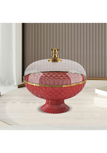 Suntek Meyve Sepeti Tabağı Sebze Depolama Mutfak Kırmızı Kırmızı