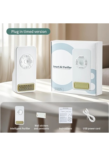 Willowhaven Dıngshı 8812 Akıllı Hava Temizleyici Oto Stop, Usb Şarj, Ozon Jeneratörü, Koku Giderme, Dezenfeksiyon