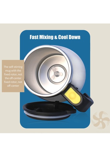 400ml Kendiliğinden Karıştıran Kapaklı Mug Otomatik Karıştırma Kahve Kupası Elektrikli Paslanmaz Çelik Kendiliğinden Karıştıran Kahve Kupası Kahve Süt Kakao Sıcak Çikolata Çay İçin Yeşil