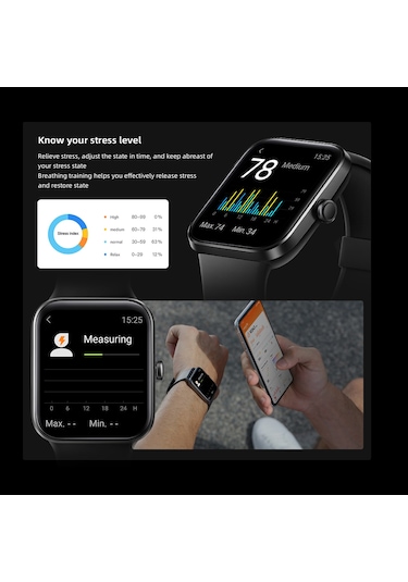 Xindoker 1.69" Dokunmatik Ekranlı Su Geçirmez BT5.1 Akıllı Saat (İthalatçı Garantili)