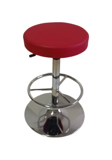 Bar Taburesi Lüks Krom Ayaklı Çemberli